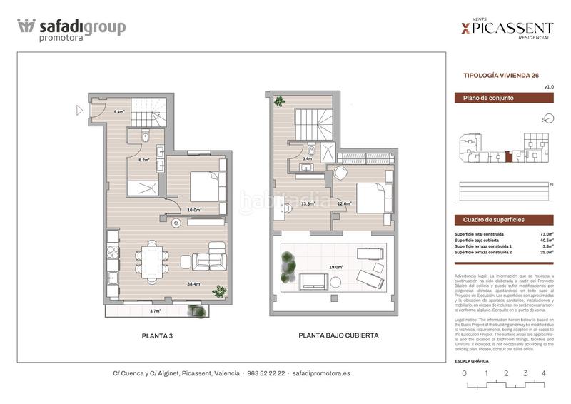Foto 978a24f1-7e9c-4228-95ac-134a2311c359. Àtic 142m<sup>2</sup> a carrer alginet 40 a Picassent