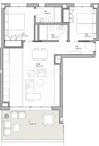 Foto e5b50ed4-e945-4905-86b4-af9bb8752f4c. Appartement mit heizung parking pool in Alcossebre