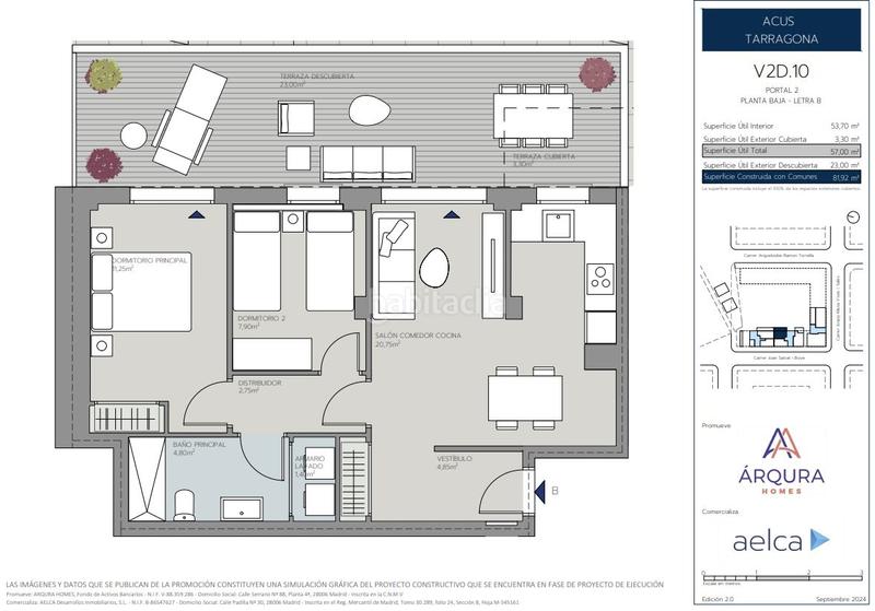 Foto d64f8279-da8c-4028-b6bd-4b059b1ec56a. Ground floor 82m<sup>2</sup> with pool in Nou Eixample Nord Tarragona