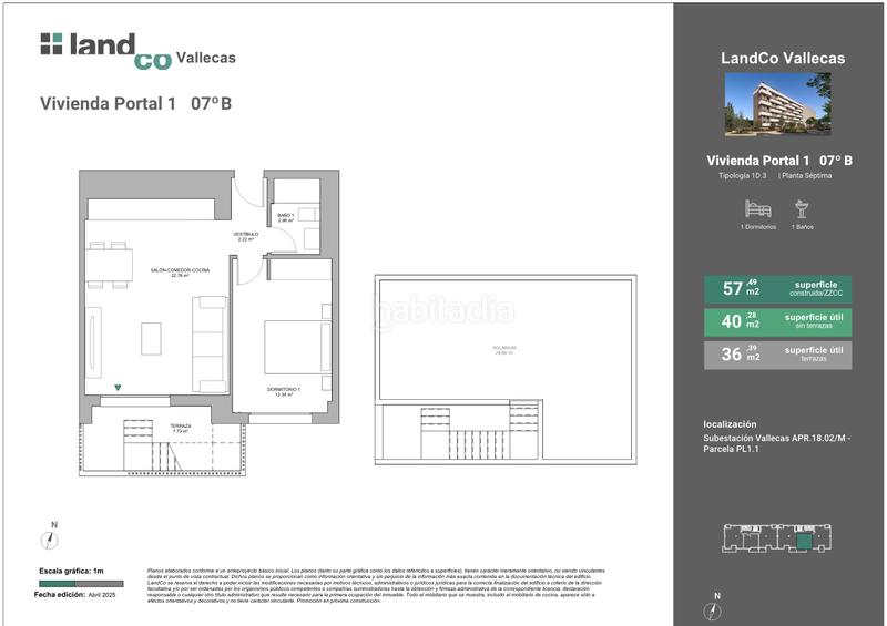 Foto a4b545da-aea3-4051-a0c6-f561176a569f. Àtic 72m<sup>2</sup> a avenida de la democracia 28 a Santa Eugenia Madrid