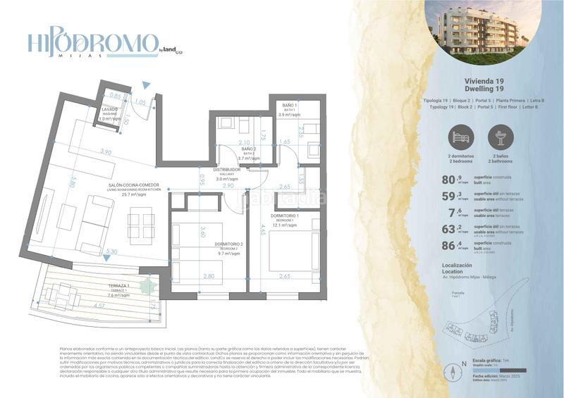 Foto 71d58cc1-2245-416f-9a7b-3da6ebb9e3d6. Appartamento 81m<sup>2</sup> con parcheggio piscina in Centro Mijas
