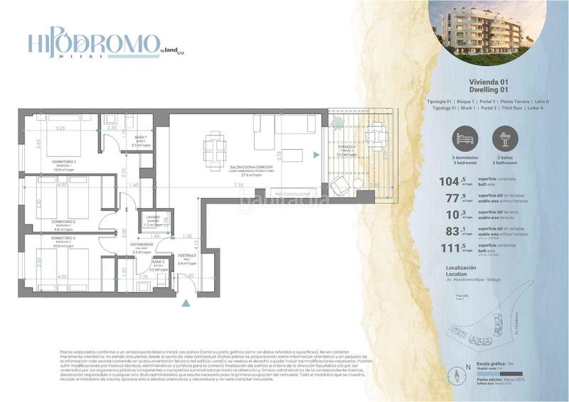 Foto f6d2aa68-ee24-4869-9d30-1c9e05de9064. Flat 112m<sup>2</sup> with parking pool in Centro Mijas
