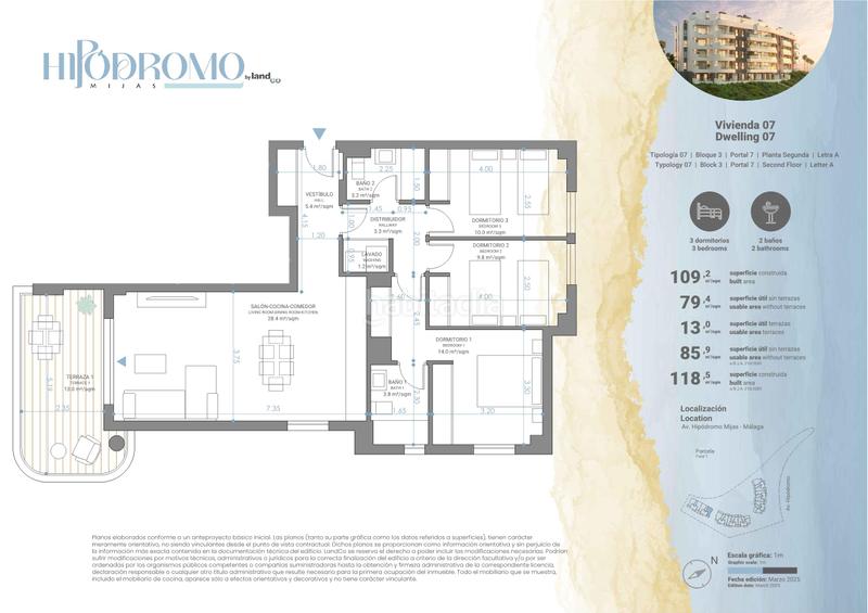 Foto 235750fe-2a7f-4772-b28a-2283d46fbc1c. Appartamento 109m<sup>2</sup> con parcheggio piscina in Centro Mijas