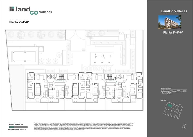 Foto dbe9fe24-2f1d-46a1-954a-38d8f880d892. Etagenwohnung 58m<sup>2</sup> in avenida de la democracia 28 in Santa Eugenia Madrid