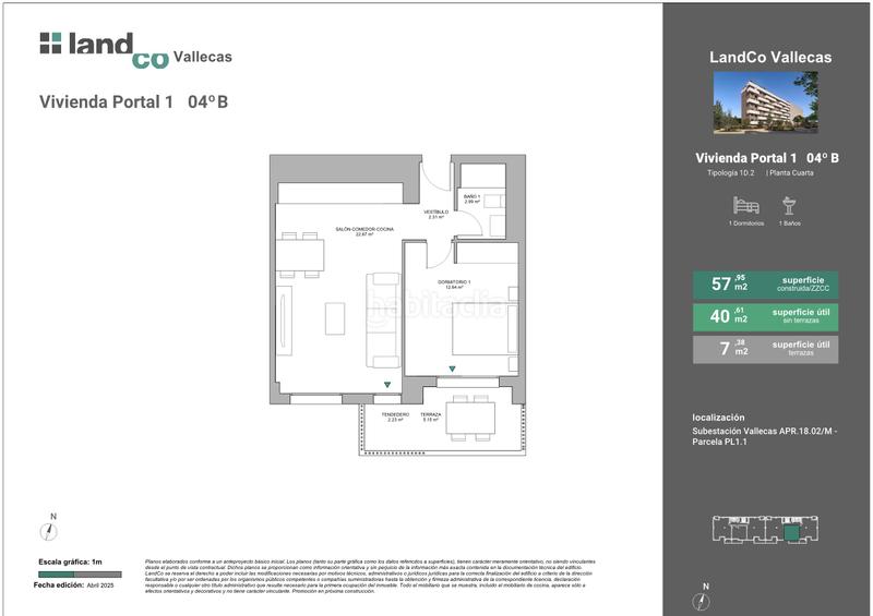 Foto a1bfa656-191b-4ccd-b43d-a11fa96bb3c4. Flat 58m<sup>2</sup> in avenida de la democracia 28 in Santa Eugenia Madrid