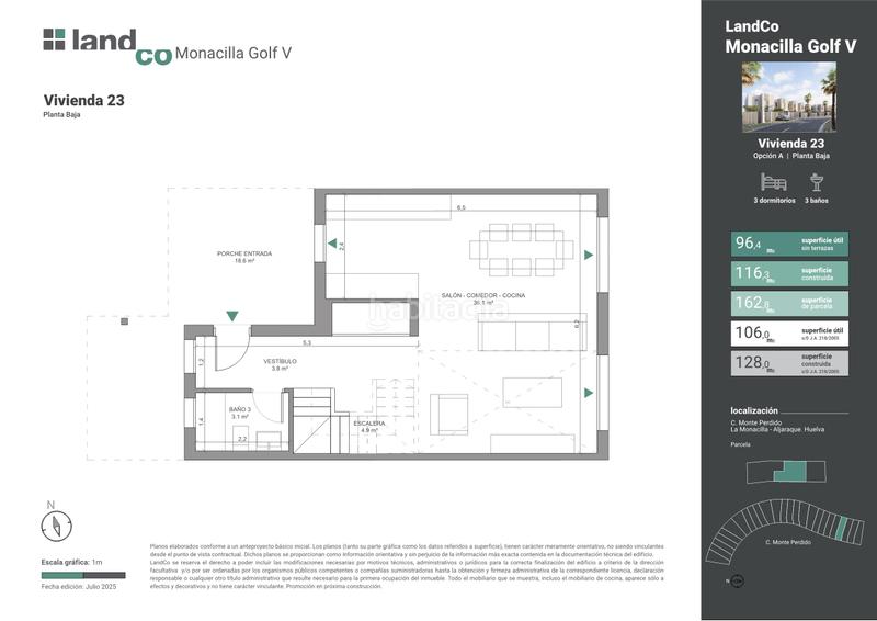 Foto 2c69edbc-69df-4afc-a81c-1e914e5071e9. Casa adossada 116m<sup>2</sup> amb calefacció piscina a Dehesa - Monacilla Aljaraque
