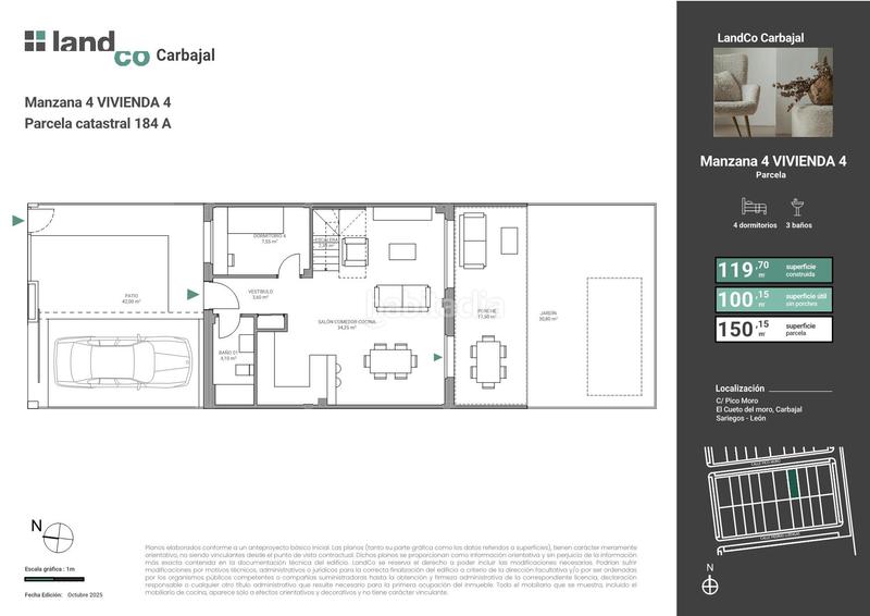 Foto 1d77f2a4-b13e-4172-90a4-b822b1063a80. Casa 119m<sup>2</sup> en Sariegos