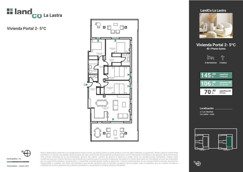 Foto 6ed1c8c9-79a1-4d2f-ba15-52d8e2764ac2. Pis 145m<sup>2</sup> amb calefacció a La Lastra León