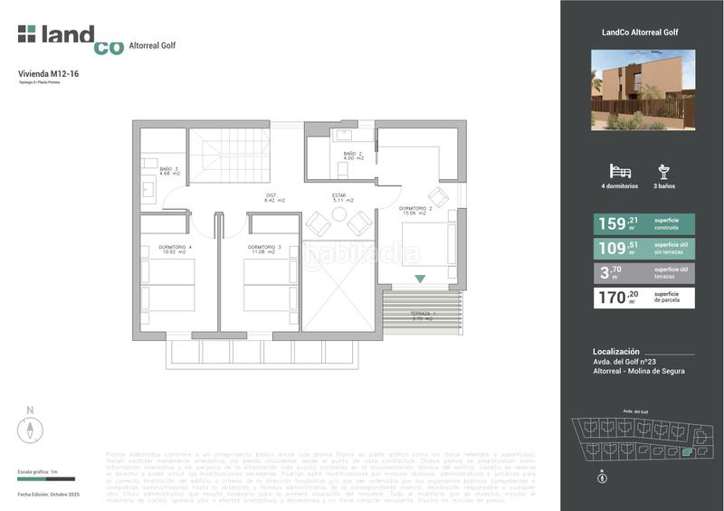 Foto e609c4d4-6012-4148-af55-7d9dfad54770. Casa 159m<sup>2</sup> amb aparcament piscina a Altorreal - El Chorrico Molina de Segura