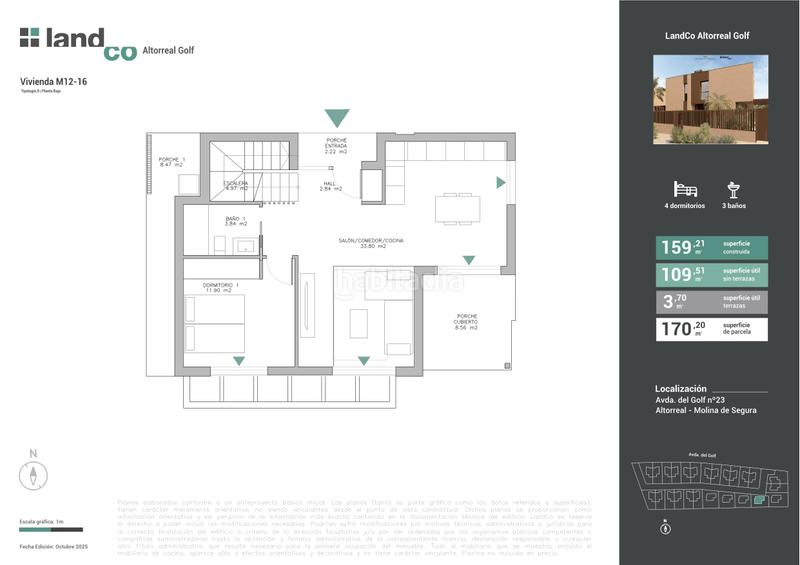 Foto c7e52319-75bb-4d66-899e-fc91c1aef822. House 159m<sup>2</sup> with parking pool in Altorreal - El Chorrico Molina de Segura