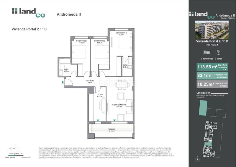 Foto ba8879ea-fe48-4c98-ac38-d1db5fc550ab. Piso 113m<sup>2</sup> en Pilarica - Los Santos Valladolid