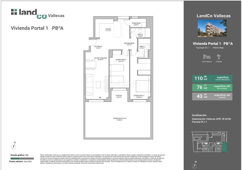 Foto 4cad9611-b4e5-4eb2-8664-53690ae7ddbf. Promoció LandCo Vallecas a Madrid. Habitatges d´obra nova