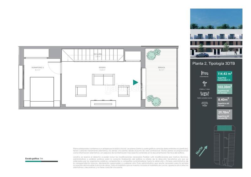 Foto 73cac873-a0ba-456e-963b-418e6d4fe054. Semi detached house 114m<sup>2</sup> with parking pool in Pueblo Benicasim / Benicàssim