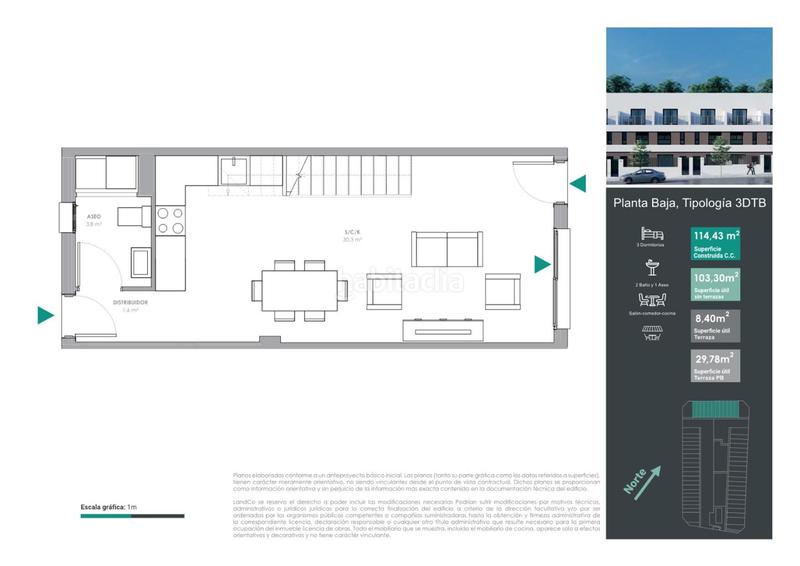 Foto 9e965936-24ba-422c-bc7b-c4e1e806bc36. Semi detached house 114m<sup>2</sup> with parking pool in Pueblo Benicasim / Benicàssim