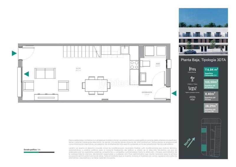 Foto e6f1c9b8-db1d-4087-83a1-11b68791cb2f. Semi detached house 138m<sup>2</sup> with parking pool in Pueblo Benicasim / Benicàssim