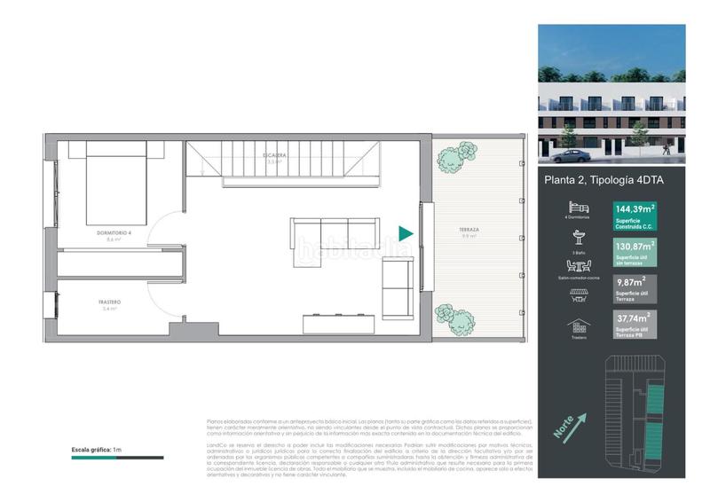 Foto 5fccbd9f-ed71-4148-bdf1-24c32566a6be. Semi detached house 144m<sup>2</sup> with parking pool in Pueblo Benicasim / Benicàssim