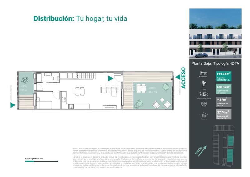 Foto 620dea17-55a0-4ead-ae66-adaf1a7e7927. Semi detached house 144m<sup>2</sup> with parking pool in Pueblo Benicasim / Benicàssim