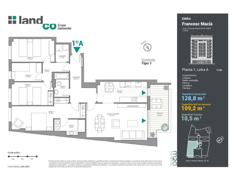 Foto 76d8249b-cf26-4e15-acef-e50b7952e3c2. Appartamento 128m<sup>2</sup> in avinguda francesc macià 43 in Centre Històric Lleida
