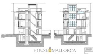 Terreny residencial a El Terreno. Solar con licencia y proyecto en el terreno