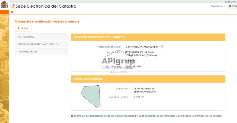 Foto e137f60c-048d-4a81-9f68-3aa602eb7dc7. Terreny residencial a Bescanó
