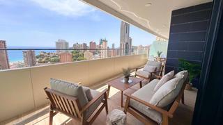 Apartament en Playa Poniente. Modern sea view apartment in benidorm beach complex