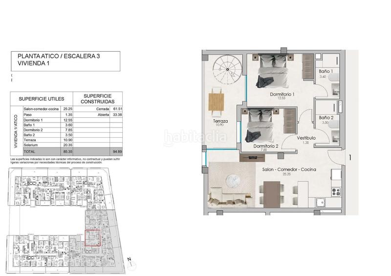 Foto b6da4e76-af6a-4ba0-a28f-f354e4a6b3d1. Penthouse in n/a in Norte Santa Pola