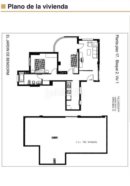 Foto ce2dae86-0176-4b83-b74b-c66292d7428c. Apartament amb calefacció aparcament a Levante Alto Benidorm