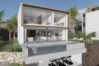 Casa  Aguila coronada. Villa con vistas al mar en cerrado del aguila  costa de mijas