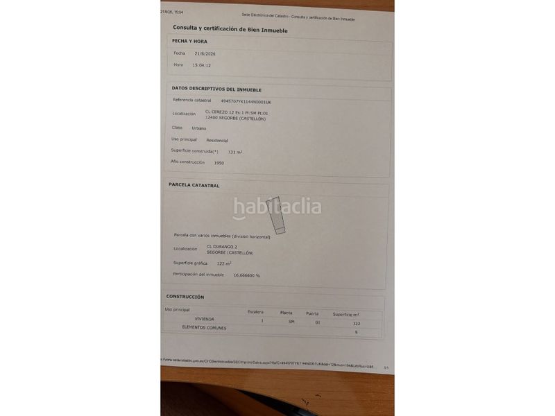 Foto 8ed51267-b327-47e1-aa99-b43fc8475800. Flat in Segorbe