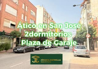 Àtic a San José. Atico en san josé con dos dormitorios y plaza de garaje.