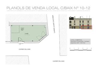 Local Comercial a Carrer de baix 10. Oportunitat única a terrassa local cantoner d'obra nova al carre