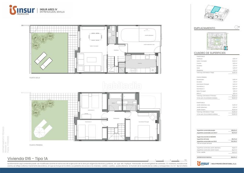 Foto 29357f20-b240-44b0-b8bc-b80a58d340a2. Casa 124m<sup>2</sup> amb aparcament piscina a Entrenúcleos Dos Hermanas