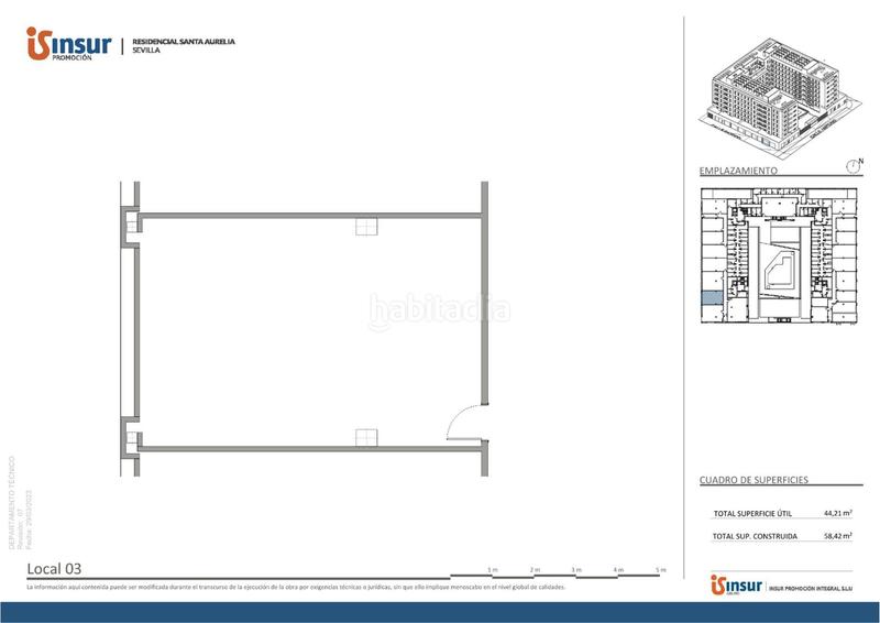 Foto b570e2d0-7499-4850-8313-dbf0d86416fa. Locale commerciale 59m<sup>2</sup> in calle amperio 1 in Sta. Aurelia - Cantábrico - Atlàntico - La Romería Sevilla