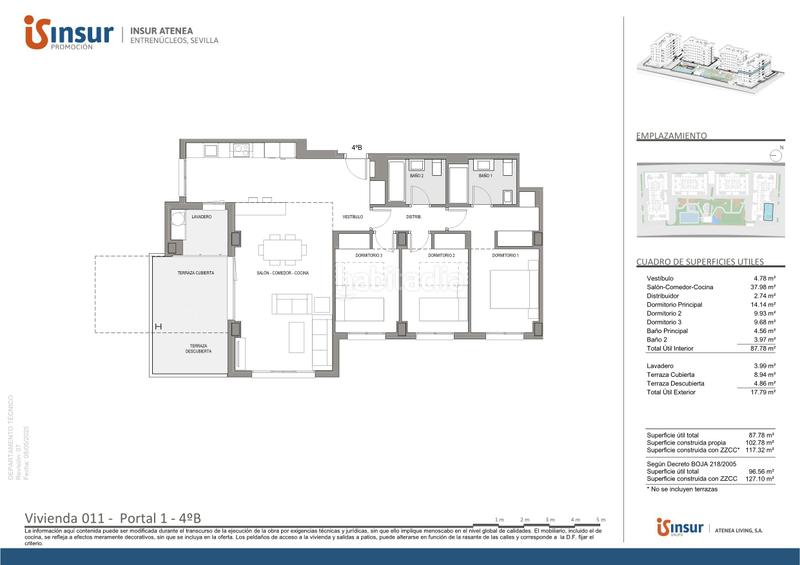 Foto 83e75586-7ad2-4535-ad33-7297021323bc. Piso 117m<sup>2</sup> en avenida de las universidades 7 en Arco Norte - Avda España Dos Hermanas