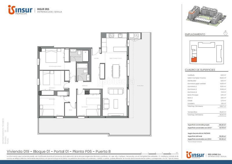 Foto ed922e68-69ae-4169-88a1-12dce8e748d4. Penthouse 147m<sup>2</sup> with pool in Entrenúcleos Dos Hermanas