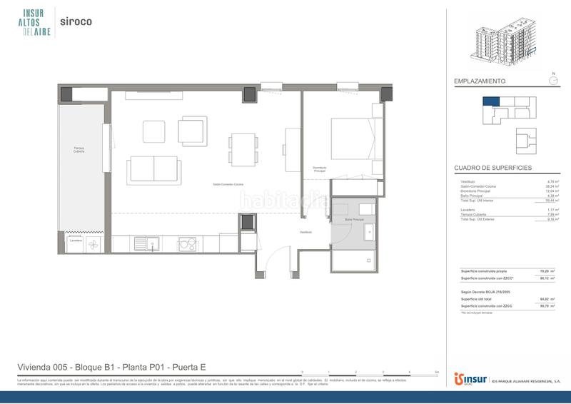 Foto 54c73605-2c95-488a-9ba8-962b2e9cca9d. Appartement 86m<sup>2</sup> avec parking piscine dans Aljamar Tomares