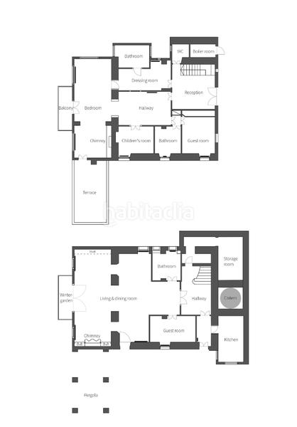 Foto 5ead346f-4e9d-4a5d-8a31-7318e4cac6ee. Chalet with fireplace heating parking pool in La Bonanova Palma de Mallorca