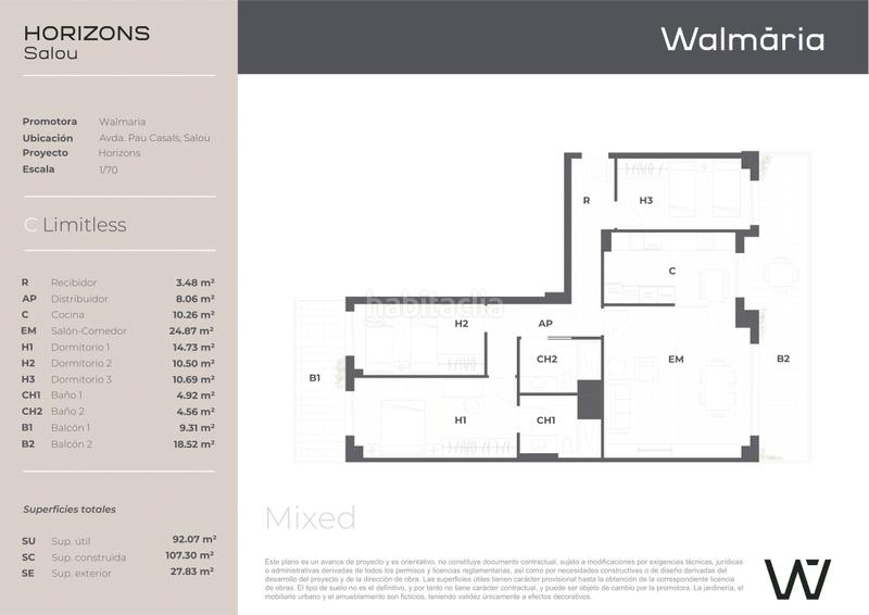Foto 5796567c-194c-493d-896a-f1e5e2e1bdc6. Flat 107m<sup>2</sup> in avinguda de pau casals 27 in Barenys Salou