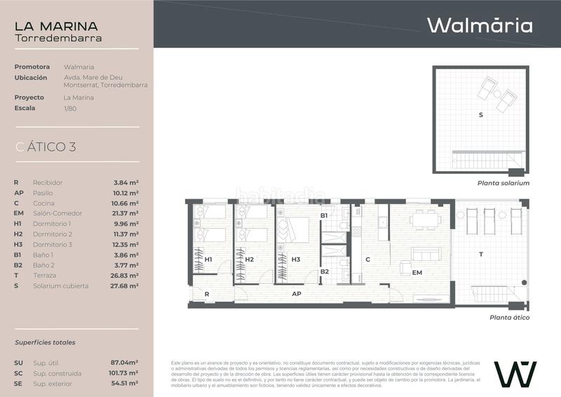 Foto f96f3494-2451-4041-9ac8-d27c5091165b. Duplex 114m<sup>2</sup> dans avinguda de montserrat 38 dans Els Munts Torredembarra