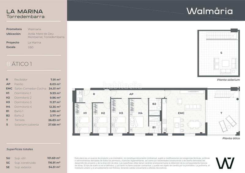Foto 7e6d0e82-2bc9-4ced-81f6-e13c012451b7. Pis 101m<sup>2</sup> a avinguda de montserrat 38 a Els Munts Torredembarra