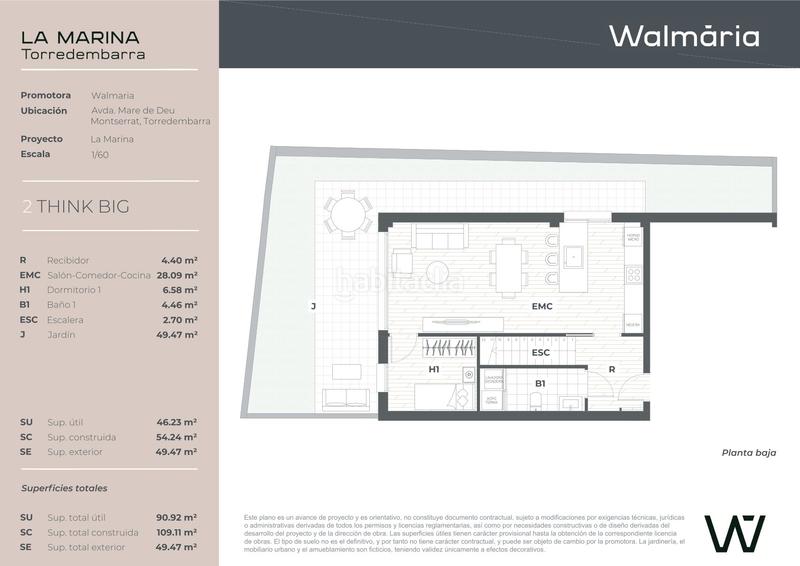 Foto 4602b9a1-2f36-443c-ab43-e2f08b7f5b9e. Flat 99m<sup>2</sup> in avinguda de montserrat 38 in Els Munts Torredembarra