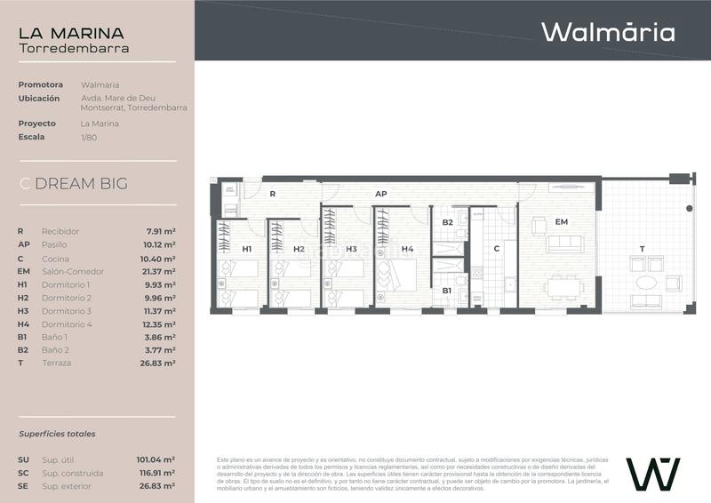 Foto d5ed8b51-0ffd-4334-81de-29e690296c0c. Pis 117m<sup>2</sup> a avinguda de montserrat 38 a Els Munts Torredembarra