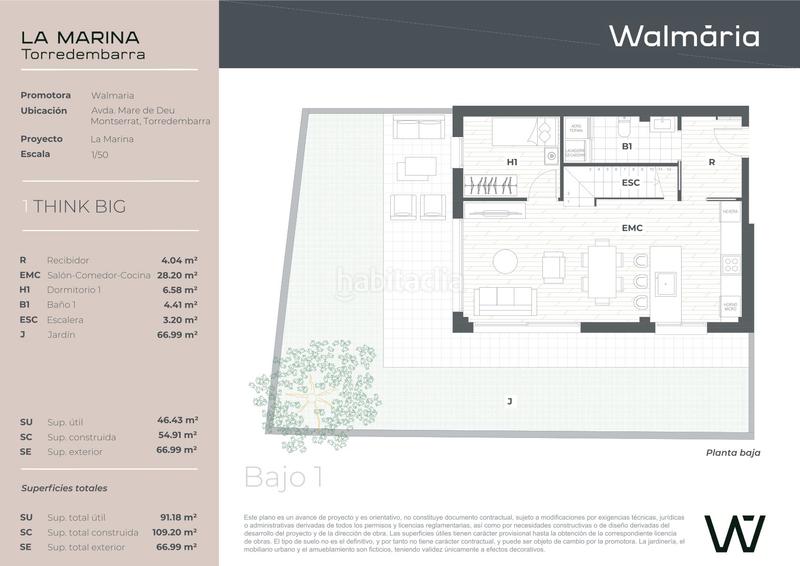 Foto c8be1e76-6201-47cc-8b23-28469d281a9e. Zweistöckige wohnung 117m<sup>2</sup> in avinguda de montserrat 38 in Torredembarra