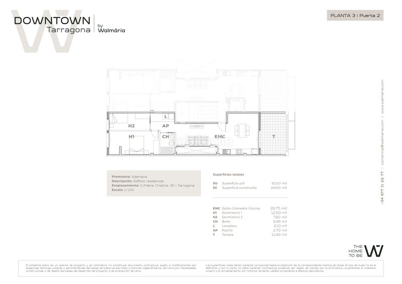Foto 3c3b81e7-24d5-4df8-afea-76ac1c6b7091. Piso 78m<sup>2</sup> en Eixample Tarragona