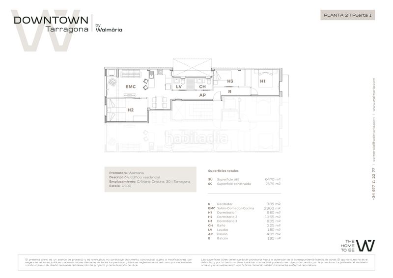 Foto 91bd7f4f-0ac1-4e79-a5c5-012fe6e5608d. Erdgeschoss 83m<sup>2</sup> mit heizung in Eixample Tarragona