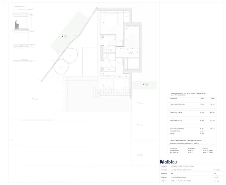 Foto 8db8cc38-74b3-4ec5-b4a3-e6a086b08e6b. Chalet mit heizung parking pool in La Fustera Benissa