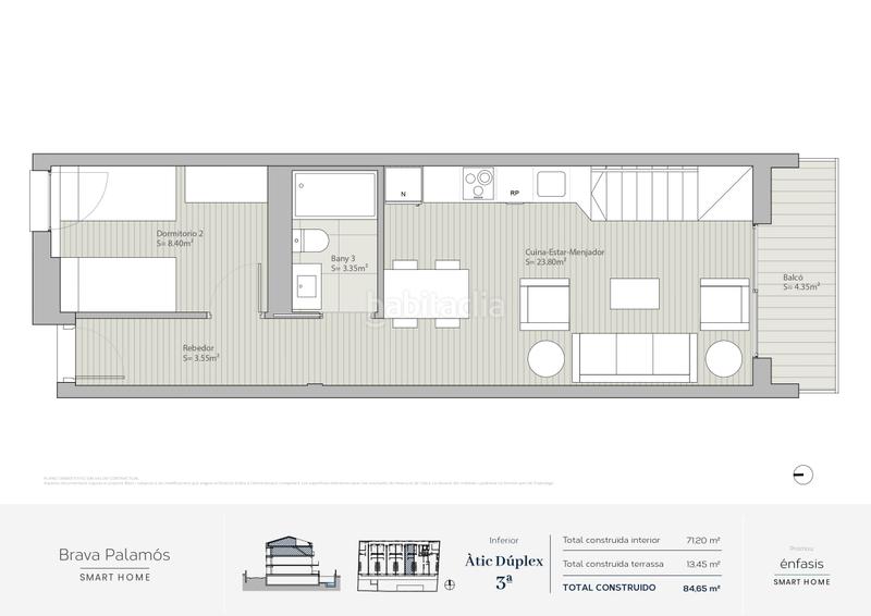 Foto 49765112-6d61-4b09-bef3-25c39b79a6fa. Piano terra 63m<sup>2</sup> in carrer mossèn jacint verdaguer 44 in Palamós