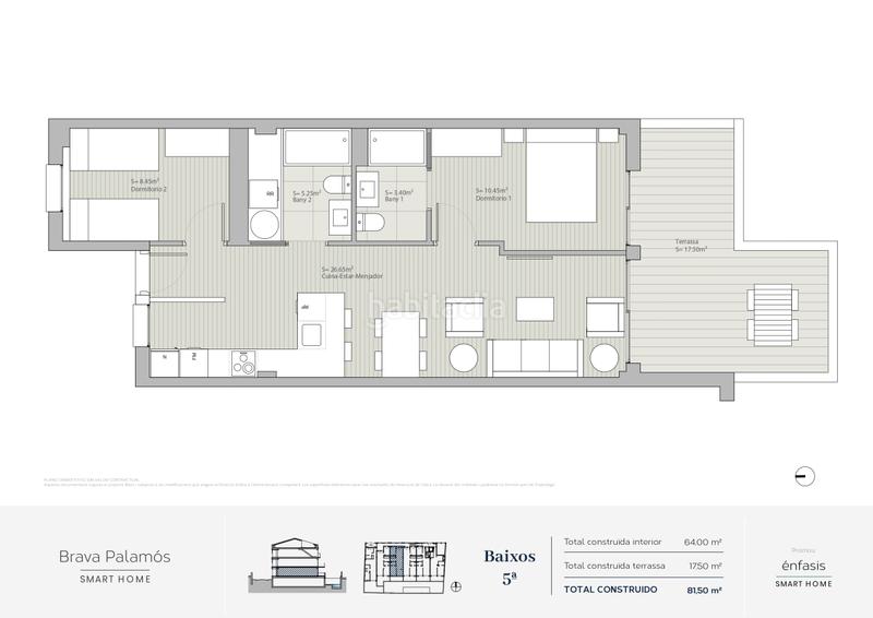 Foto 1c74bd06-45be-4e45-8b42-d17f341000b4. Planta baixa 63m<sup>2</sup> a carrer mossèn jacint verdaguer 44 a Palamós