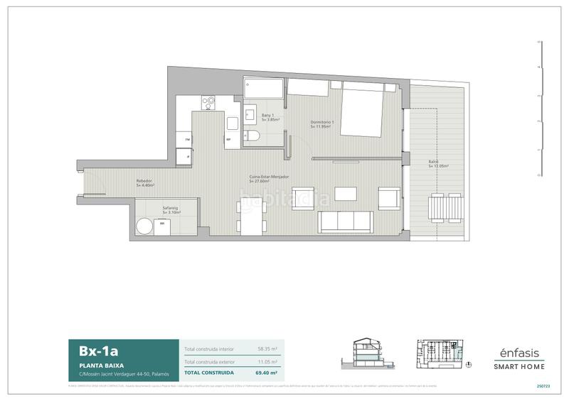 Foto 54331a63-e540-4cd2-8c46-9e9a79295d9c. Rez-de-chaussée 63m<sup>2</sup> dans carrer mossèn jacint verdaguer 44 dans Palamós