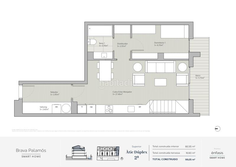 Foto 529d4cb8-370d-4b2c-9b39-061dedc70a01. Piano terra 67m<sup>2</sup> in carrer mossèn jacint verdaguer 44 in Palamós
